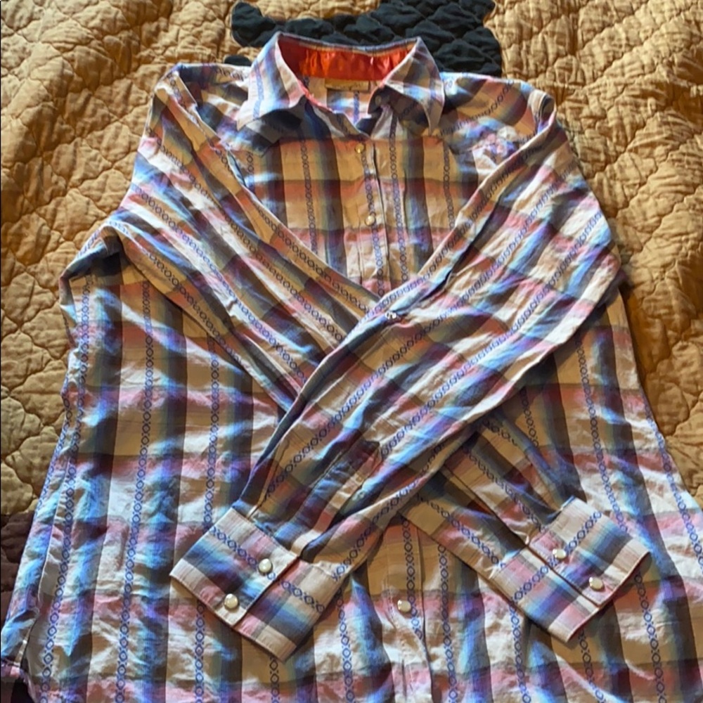 Aztec rodeo shirt